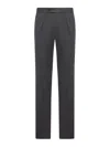 Incotex Tailored Wool Trousers In Gray