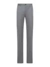 Incotex Tailored Wool Trousers In Gray