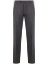 Incotex Tailored Wool Trousers In Grey