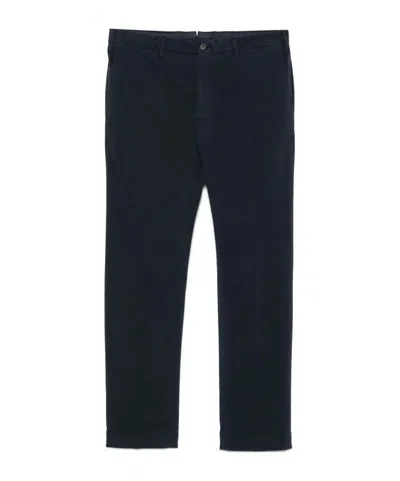 Incotex Tapered Casual Pants In Black