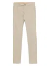 Incotex Straight-leg Cotton Chinos In Neutrals