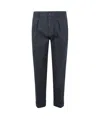 Incotex Blue Trousers In Black