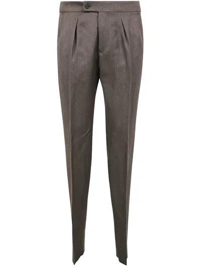 Incotex Tapered Fit Trousers Clothing In Brown