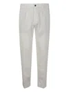 Incotex Tapered Fit Trousers In White