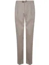 Incotex Tapered Fit Trousers In Beige