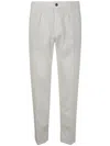 Incotex Tapered Fit Trousers In White