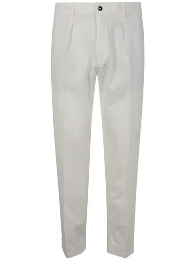 Incotex Tapered Fit Trousers Clothing In White