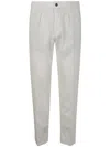 Incotex Tapered Fit Trousers In White
