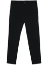 Incotex Tapered Casual Pants In Black