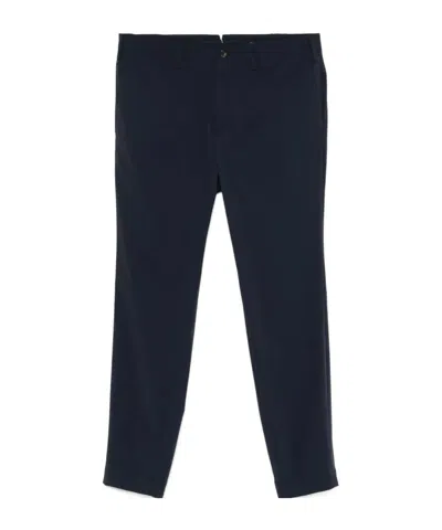 Incotex Tapered-leg Chinos In Black