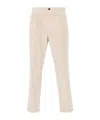 Incotex Tapered-leg Corduroy Trousers In Nude