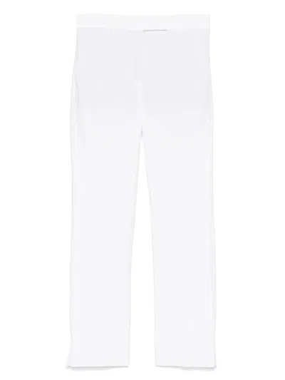 INCOTEX INCOTEX TAPERED LEG COTTON BLEND TROUSERS