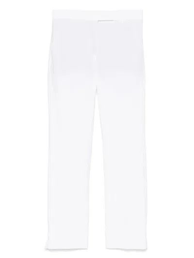 Incotex Tapered Leg Cotton Blend Trousers Clothing In White