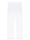 Incotex Pantaloni In Misto Cotone Con Gamba Affusolata In Bianco