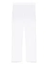 Incotex Pantaloni In Misto Cotone Con Gamba Affusolata In White