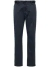 Incotex Tailored Trousers With Pockets And Loops In Blue
