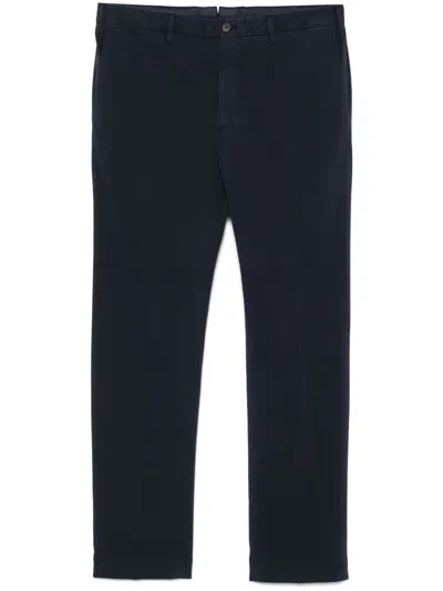 Incotex Tapered-leg Trousers In Blue