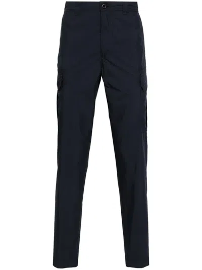 Incotex Tapered Leg Trousers In Blue