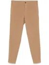 Incotex Tapered-leg Trousers In Brown