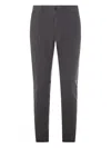 Incotex Trousers With Back And Side Pockets In Grey