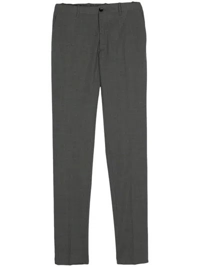Incotex Tapered Tailored Trousers In 910 Multi Grey