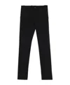 Incotex Tapered Tailored Trousers In Black