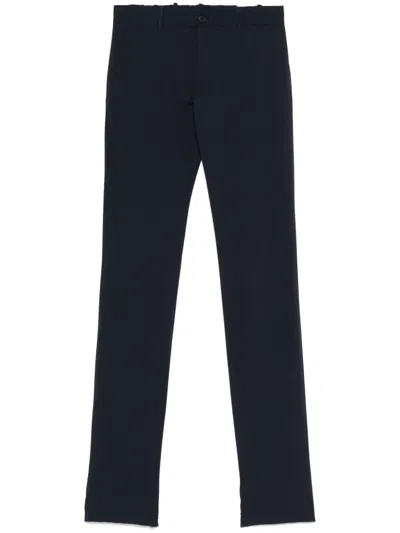 Incotex Tapered Tailored Trousers In Blue