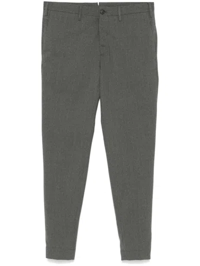 Incotex Tapered Tailored Trousers In Grey