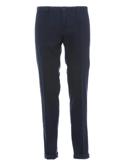 Incotex Tapered Trousers In Blue