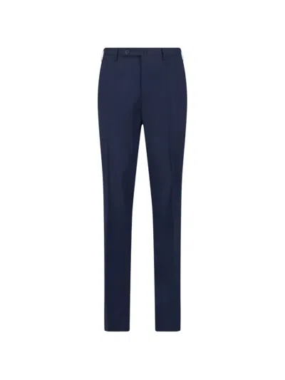 Incotex Virgin Wool Trousers In Multi