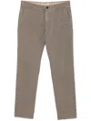 Incotex Casual Pants With Belt Loops In Brown