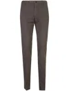 Incotex Pantalone Regular Fit In Cotone Certificato In Brown