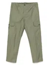 Incotex Tapered Trousers In Green