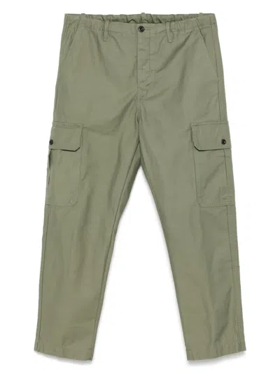 Incotex Tapered Trousers In Green