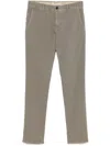 Incotex Tapered Trousers In Grey