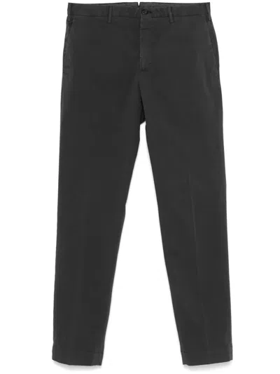 Incotex Tapered Trousers In Dark Gray