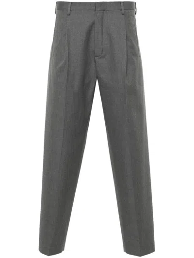 Incotex Tapered Trousers In Grey