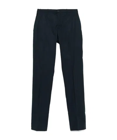 Incotex Tapered Trousers In Navy Blue