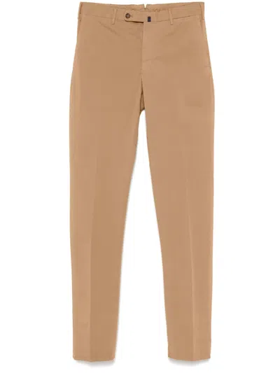 Incotex Tapered Trousers In Neutrals