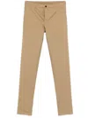 Incotex Tapered Trousers In Brown