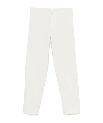 Incotex Tapered Trousers In Nude & Neutrals