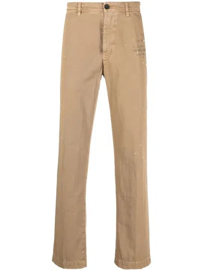 Incotex Straight-leg Chino Trousers In Nude