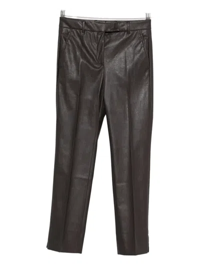 Incotex Textured Trousers In Black