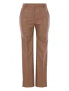 Incotex Textured Trousers In Brown