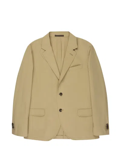 Incotex Throat-latch Blazer In Nude