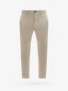 Incotex Tight Fit Sustainable Cotton Trouser In Sand