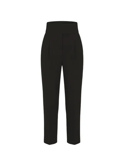 Incotex Tina Wide-leg Trousers In Black