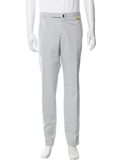 Pre-owned Incotex Trench Coat In Blue