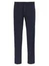 Incotex Cotton Trousers With Back Pocket And Belt Loops