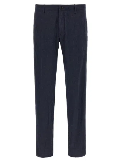 INCOTEX INCOTEX TRICOCHINO COTTON TROUSERS
